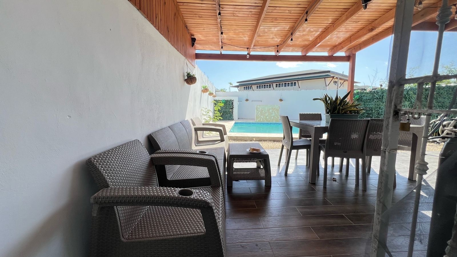 casas vacacionales y villas - venta de Villa  en punta cana amueblada con piscina República Dominicana  7
