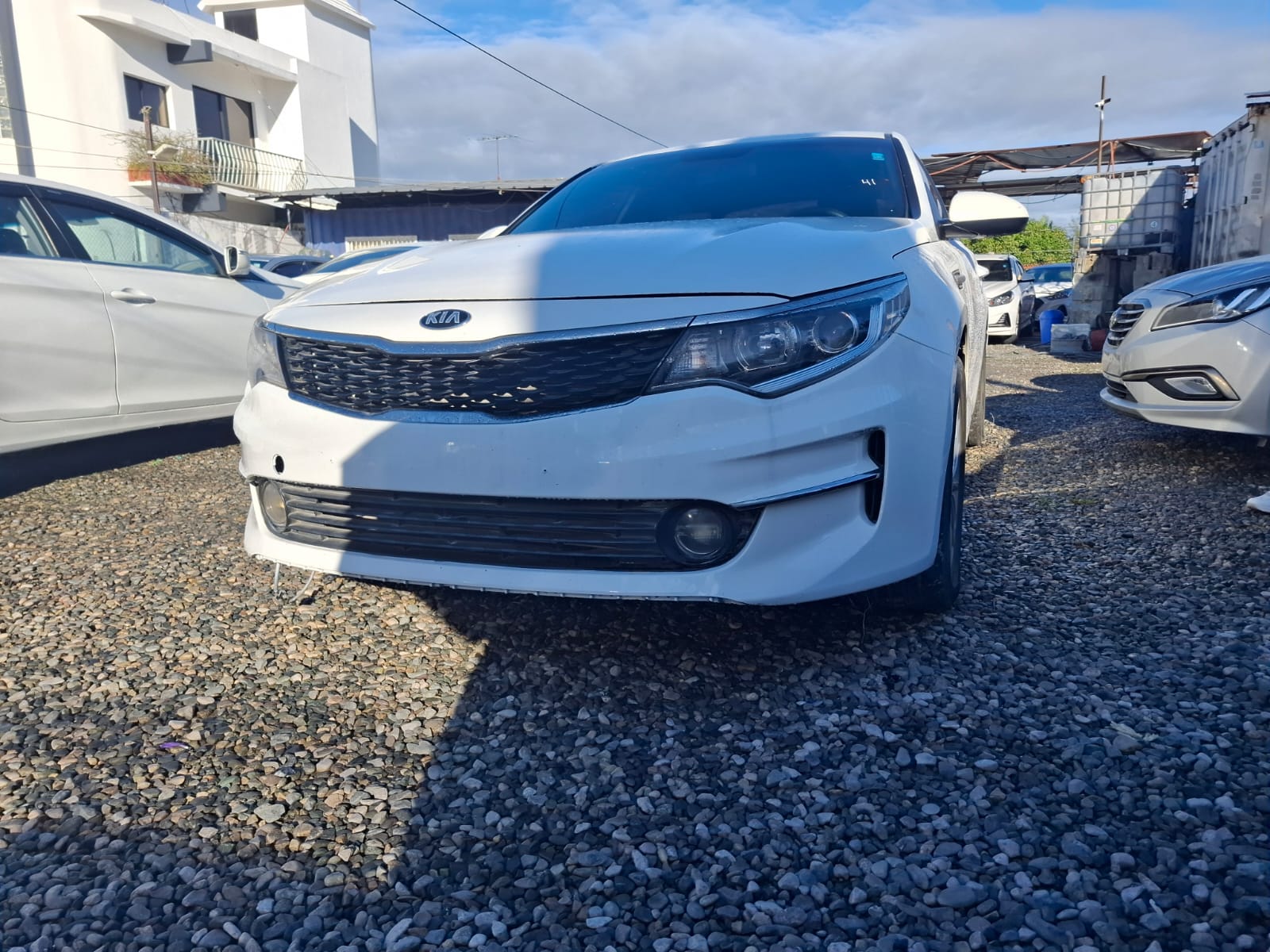 carros - Kia k-5 2017 blanco  0