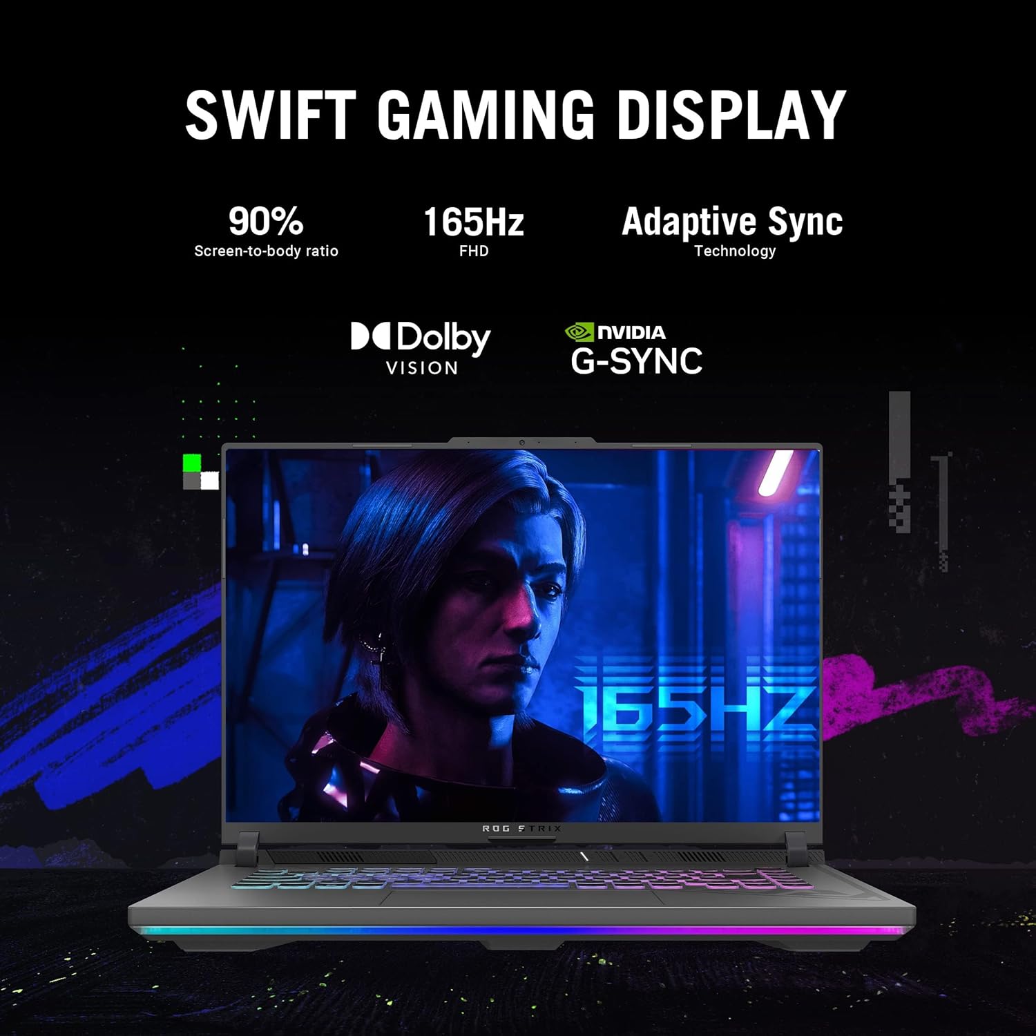 computadoras y laptops - ASUS ROG Strix G16 16" RTX 4060 i7 1TB/16GB DDR5 6
