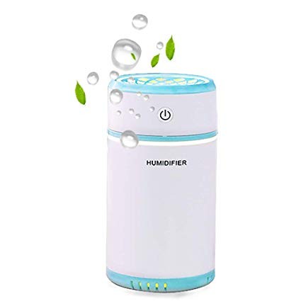 salud y belleza - Mini Humidificador De Aire Usb Difusor Con Luz 7
