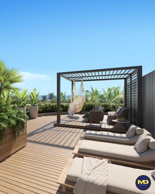 apartamentos - APARTAMENTOS EN LUJOSA TORRE RESIDENCIAL EN CAP CANA CON PISCINA+GIMNASIO  4