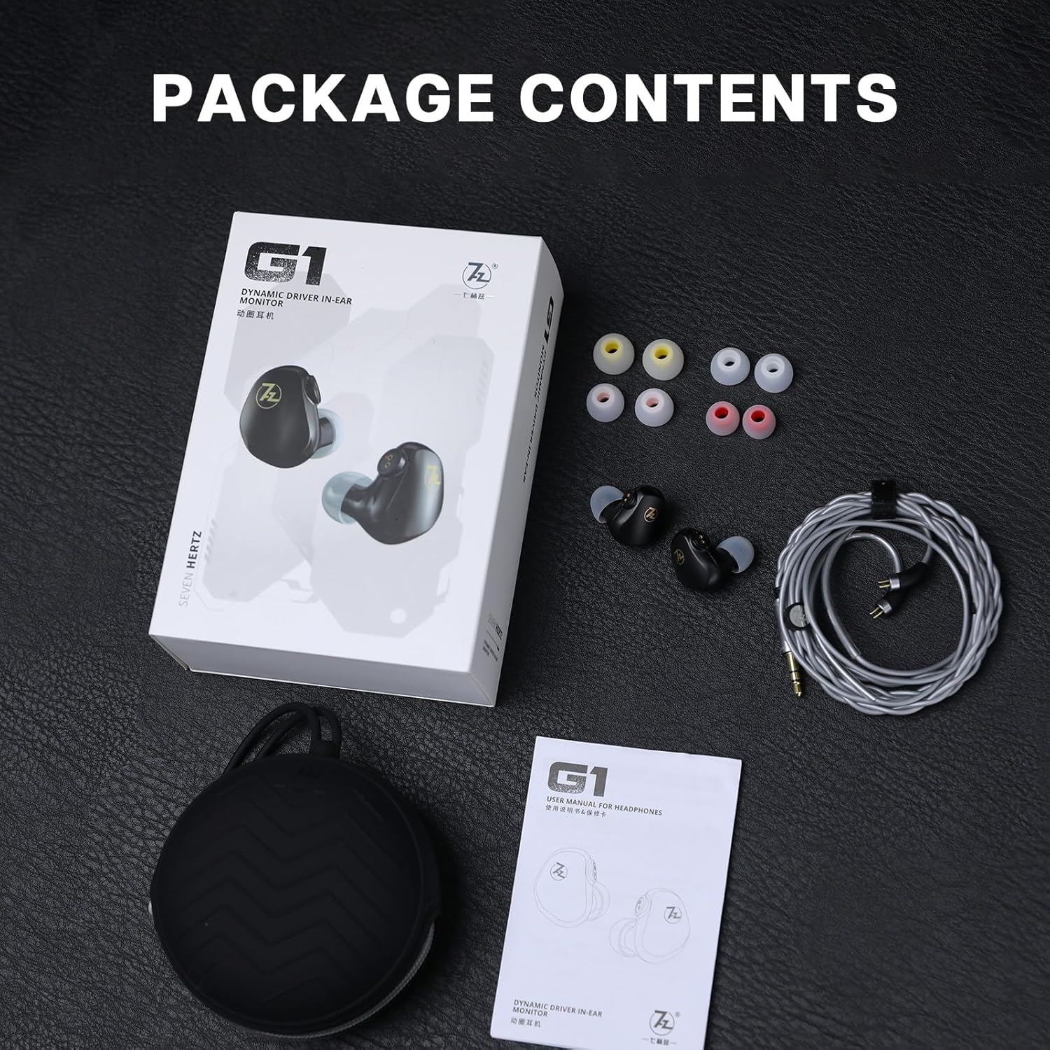 camaras y audio - 7Hz G1 Auriculares In Ear Monitor 10mm DLC DD IEM 7