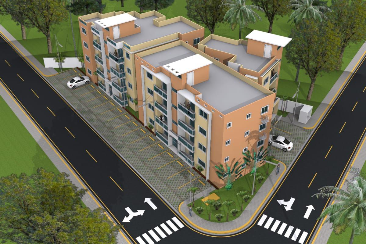 apartamentos - Apartamentos en la Av. Jacobo Majluta  3