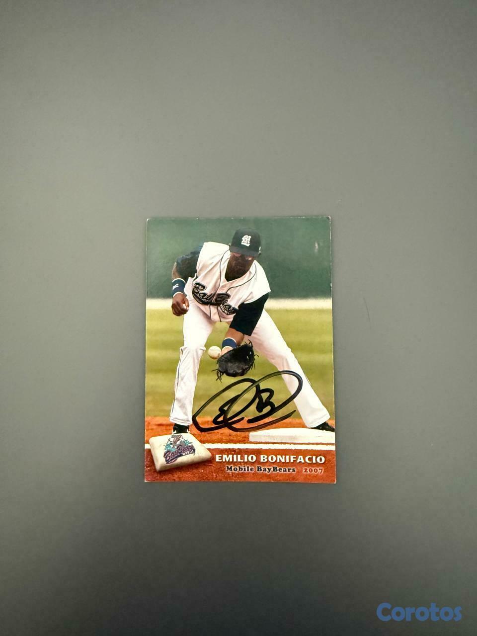 Artículos Deportivos - Emilio Bonifacio-Tarjeta de Prospecto Autografiada 2