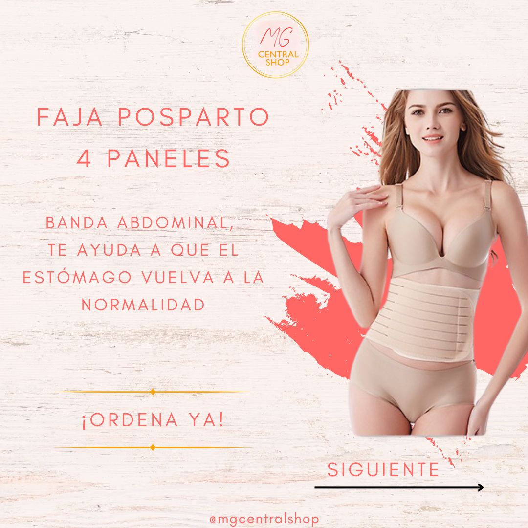 accesorios - Faja posparto 4 paneles 2