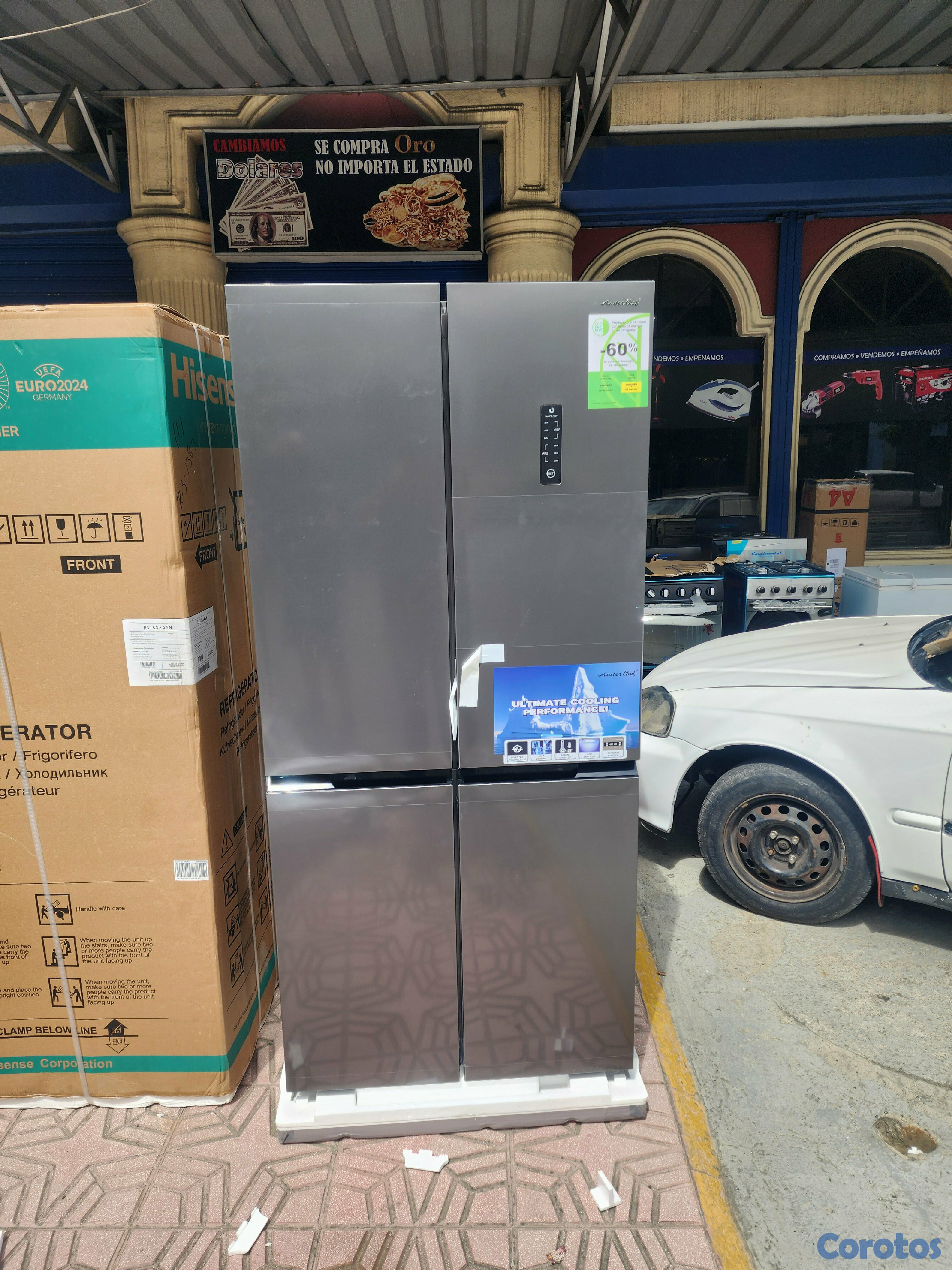 electrodomesticos - nevera masterchef 4 puertas nueva 1