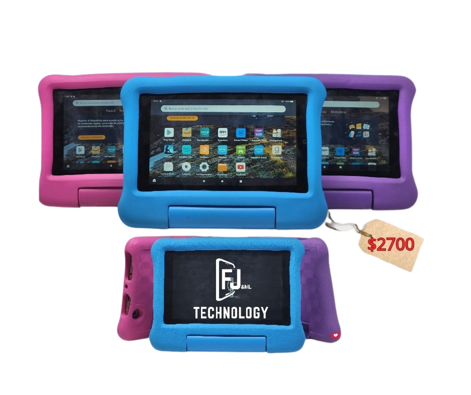 celulares y tabletas - TABLET AMAZON FIRE 7 HD 16GB CON PLAY STORE + COVER Y PROTECTOR GRATIS 0
