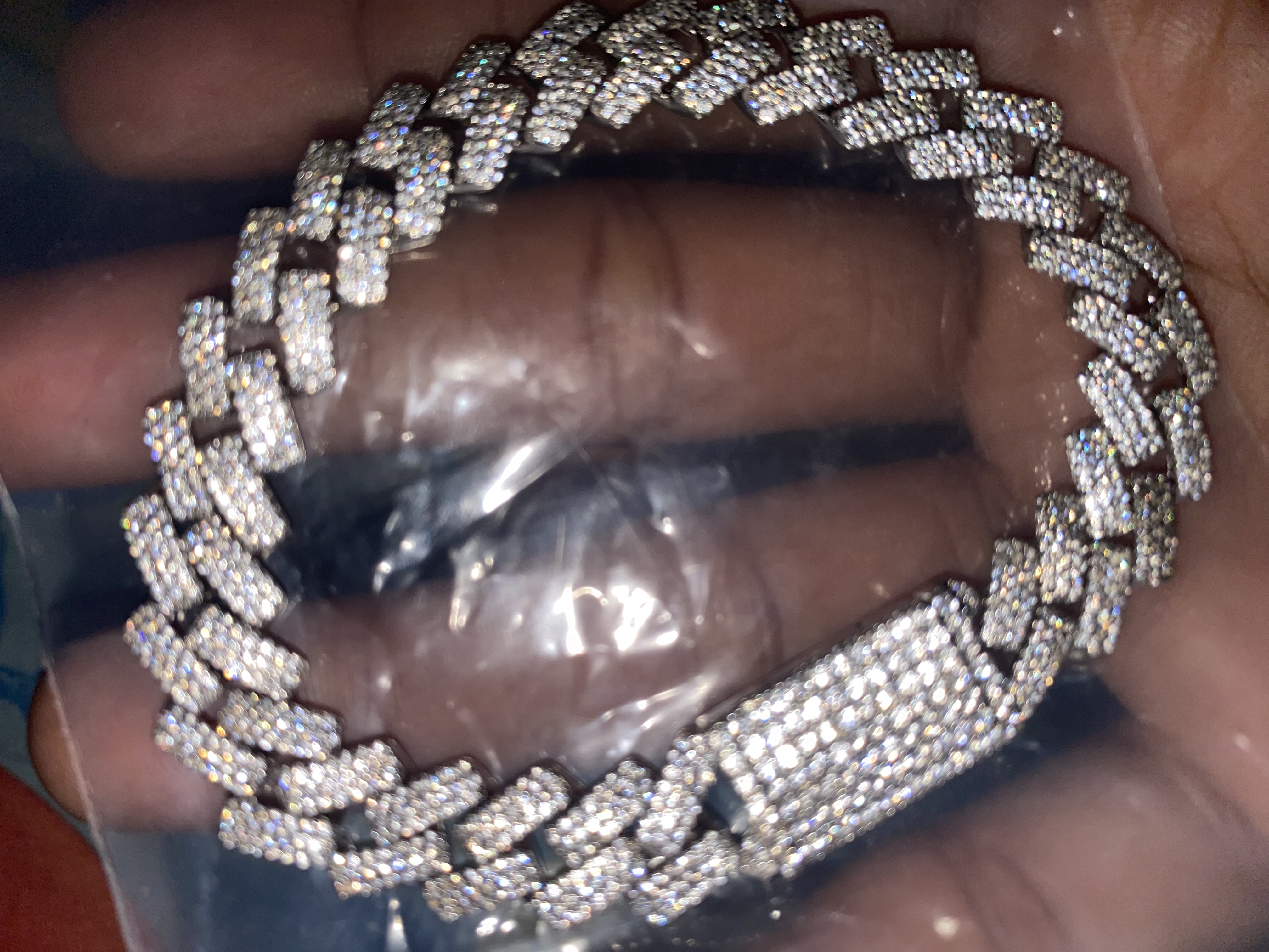 joyas, relojes y accesorios - Guillo moissanita full diamantes  1