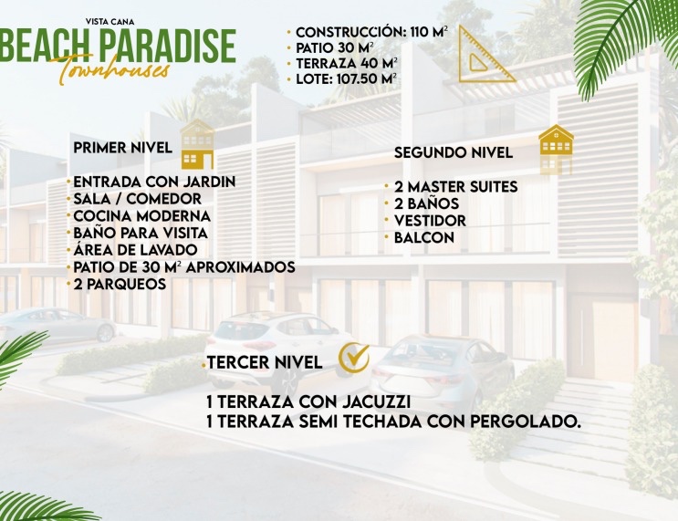 casas vacacionales y villas - VENTA DE Villas Townhouse en vista cana punta cana  8