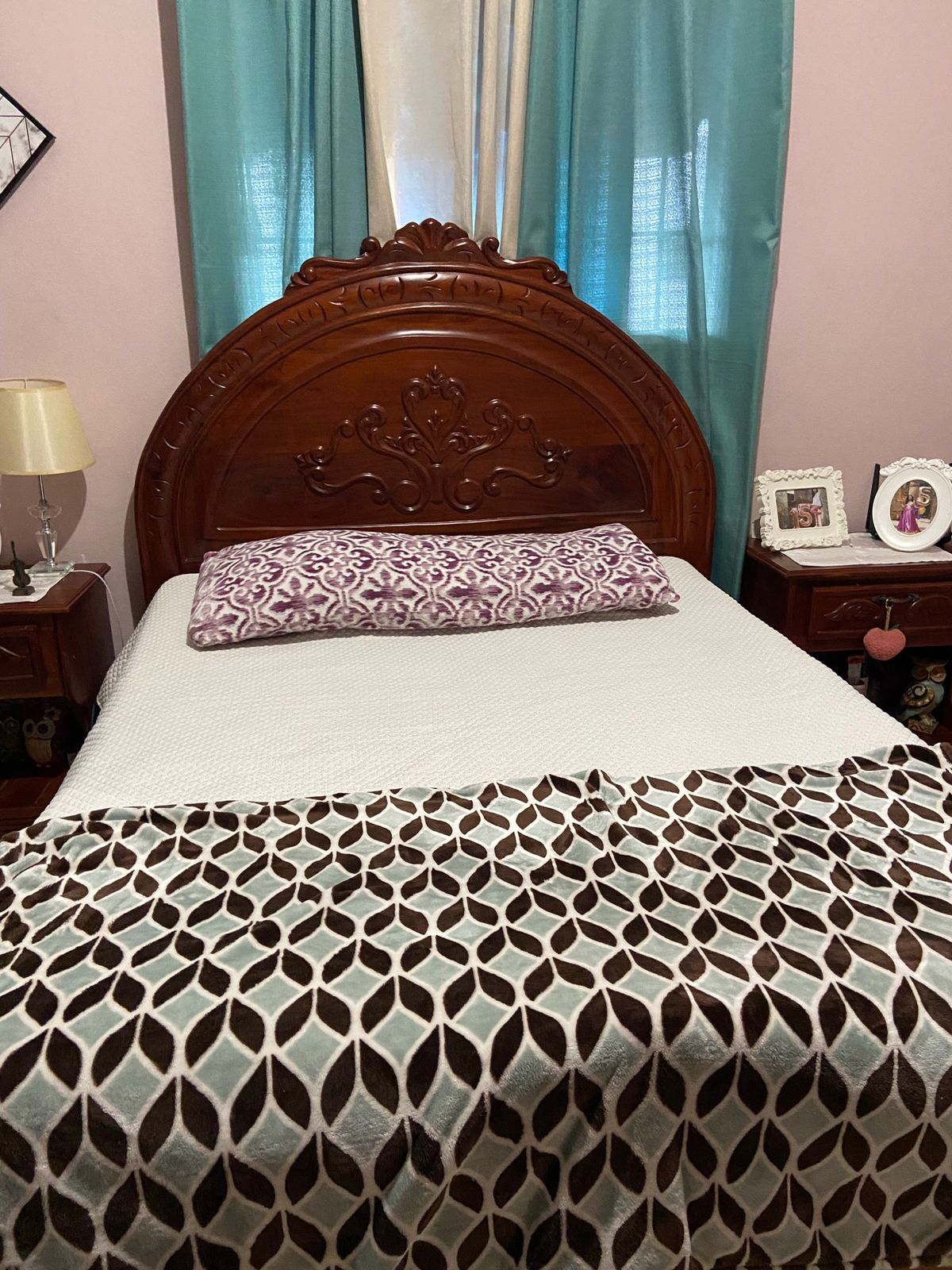 muebles y colchones - Juego de habitación en caoba 100% 0