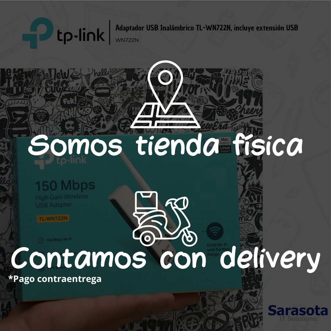 accesorios para electronica - Tp-Link Adaptador USB Inalámbrico TL-WN722N 3