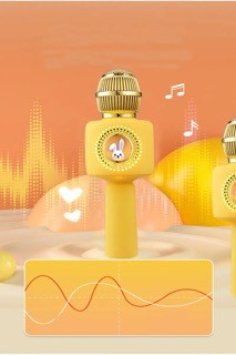 juguetes - Microfono karaoke bluetooth con altavoz integrado recargable inalambrico 2