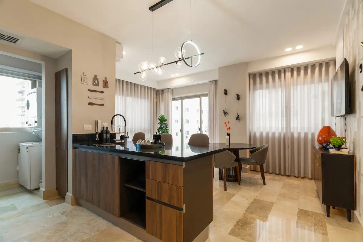 apartamentos - APARTAMENTO AMUEBLADO EN NACO EN ALQUILER  5