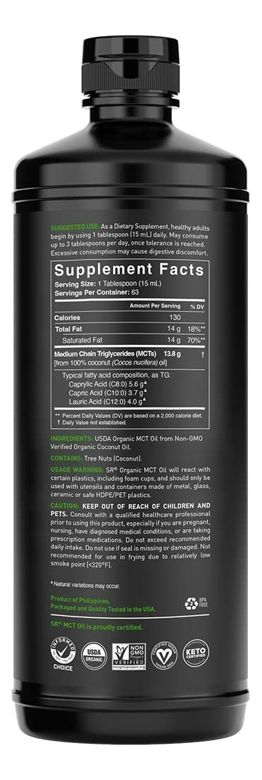 Salud y Equipamiento Médico - Mct 946ml Sports Research 3