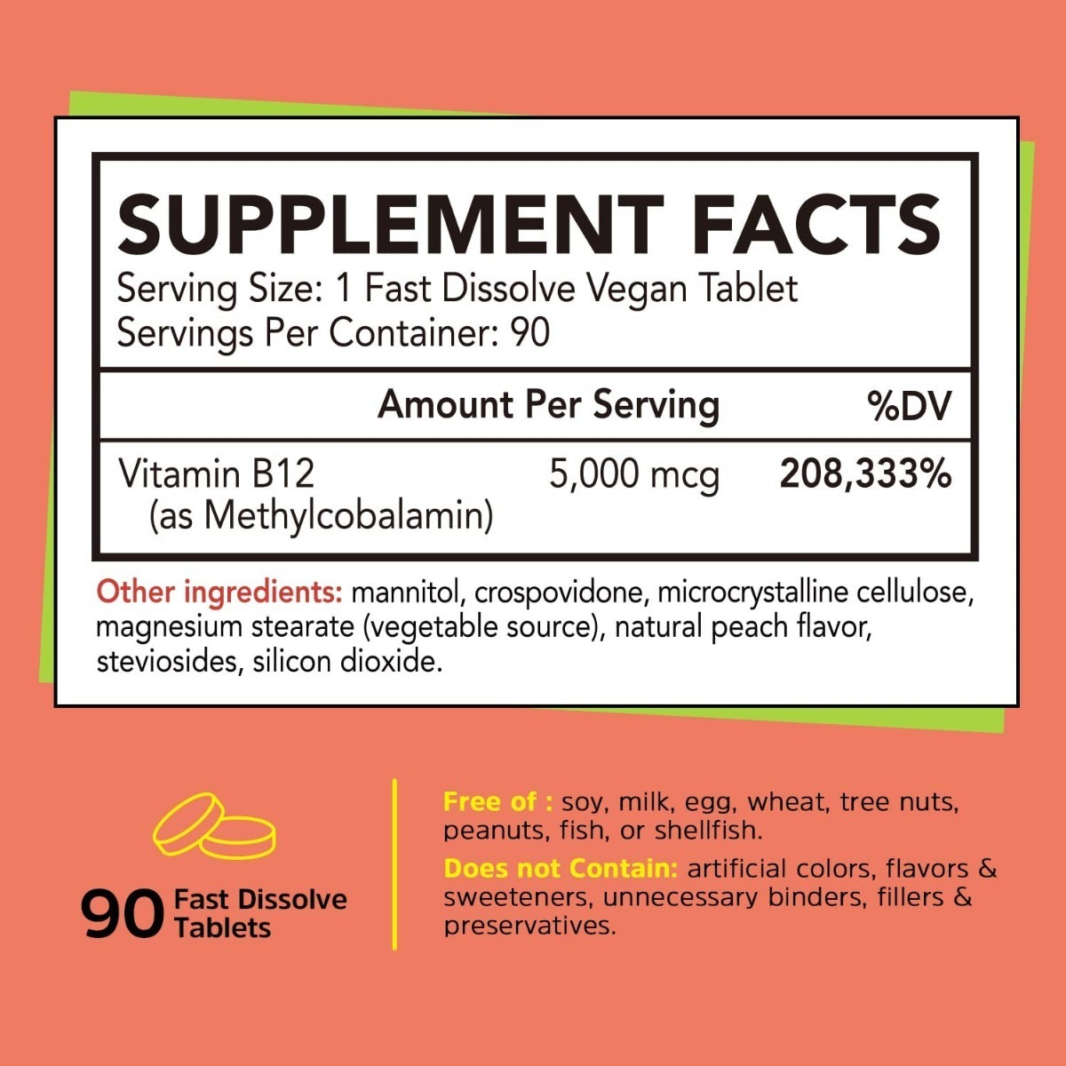 Salud y Equipamiento Médico - Vitamina B12 5000 mcg Gutcha 1