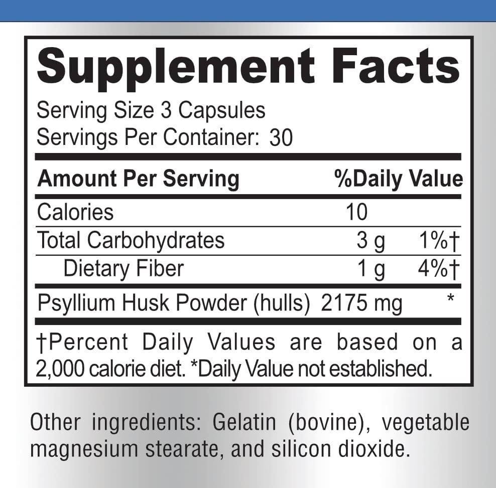 Salud y Equipamiento Médico - Psyllium 90 Caps Yummyvite - Unidad 1