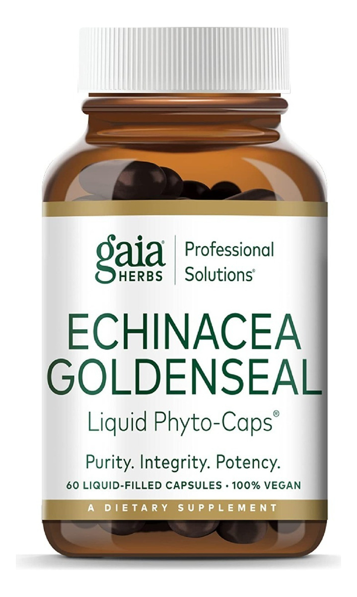 Salud y Equipamiento Médico - Equinacea 60 Cap Gaia Herbs - Unidad 0