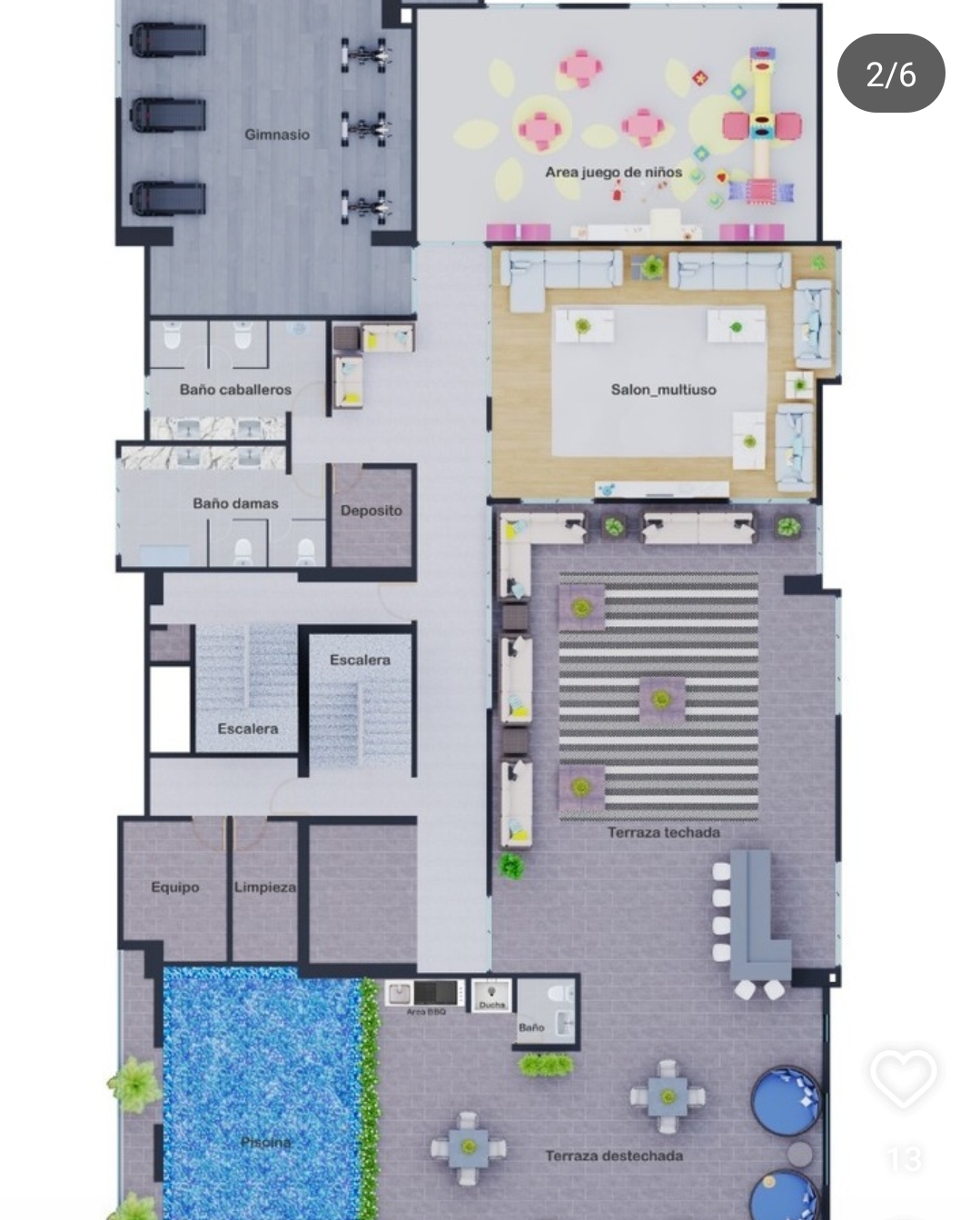 apartamentos - Villa Palmera Naco III. Piso 13. A estrenar 1