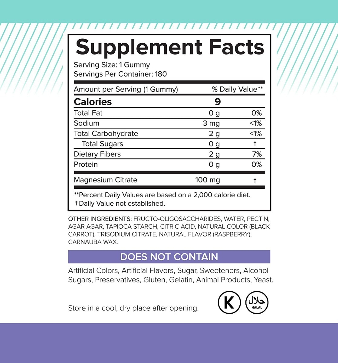 Salud y Equipamiento Médico - Citrato De Magnesio 100mg Natural 1