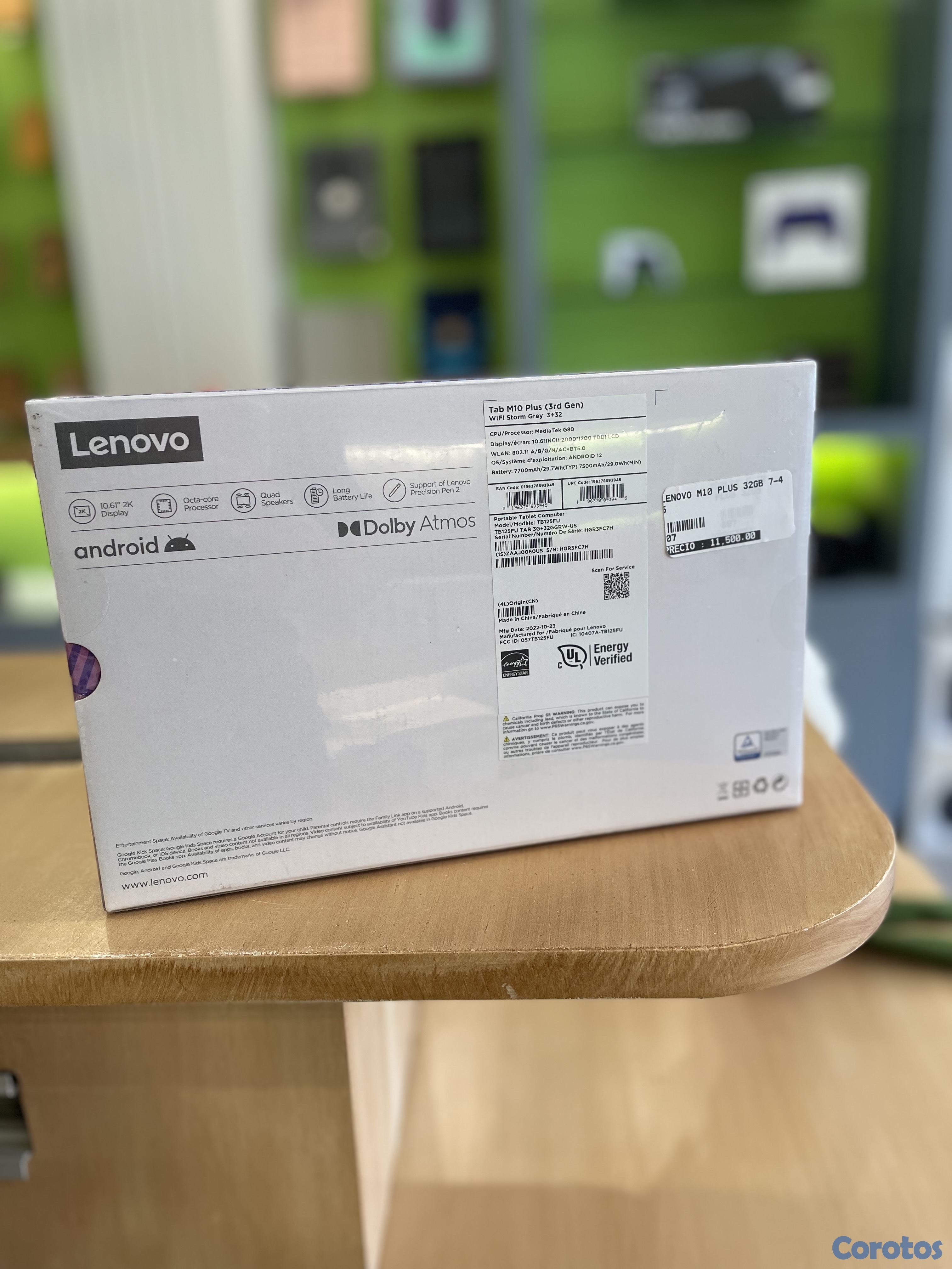 celulares y tabletas - LENOVO M10 PLUS  2