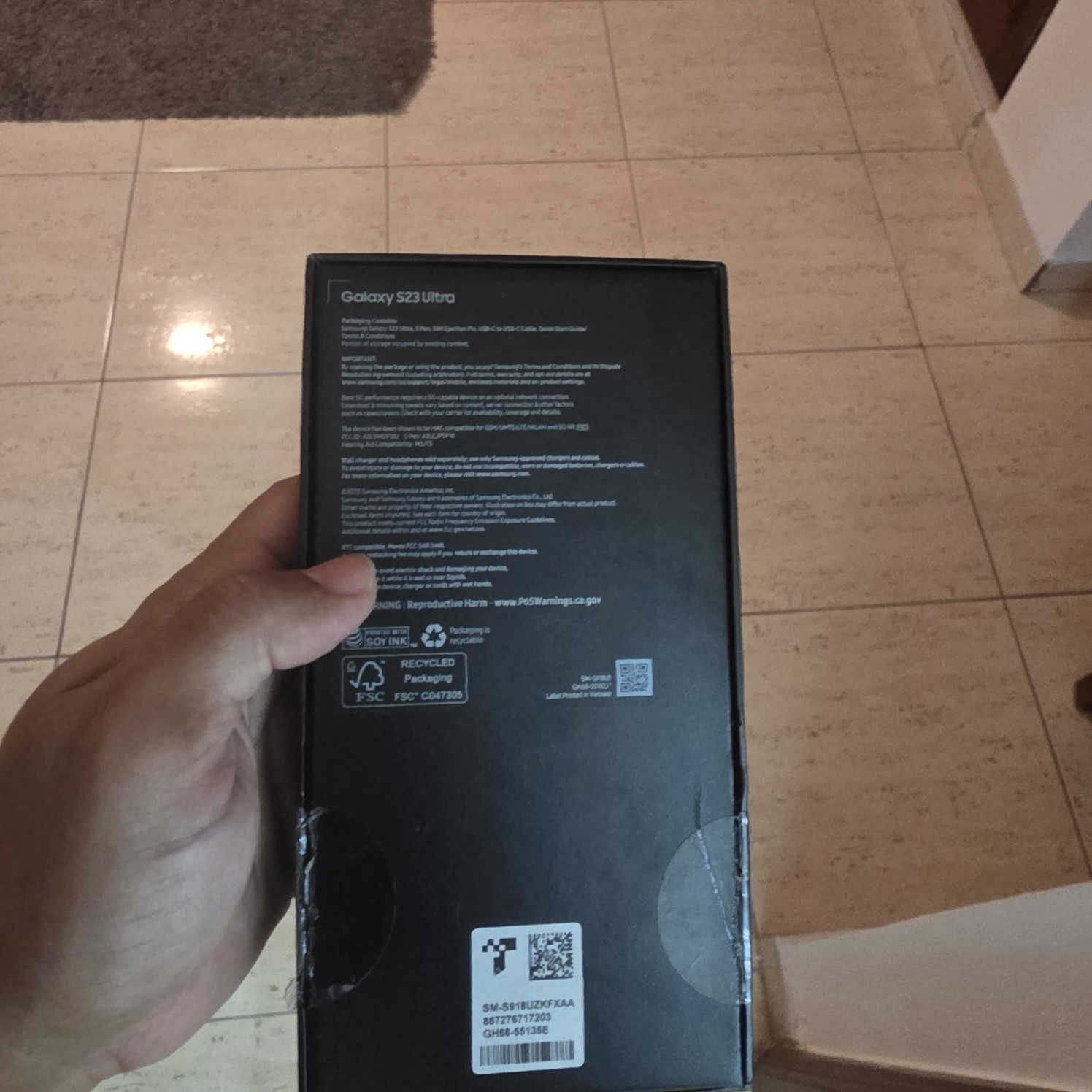 celulares y tabletas - Samsung S23 Ultra 512GB desbloqueado de fábrica. Tiene su caja. 