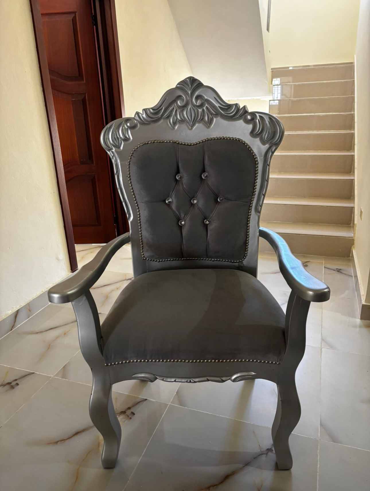 muebles y colchones - juego de mueble en caoba  4