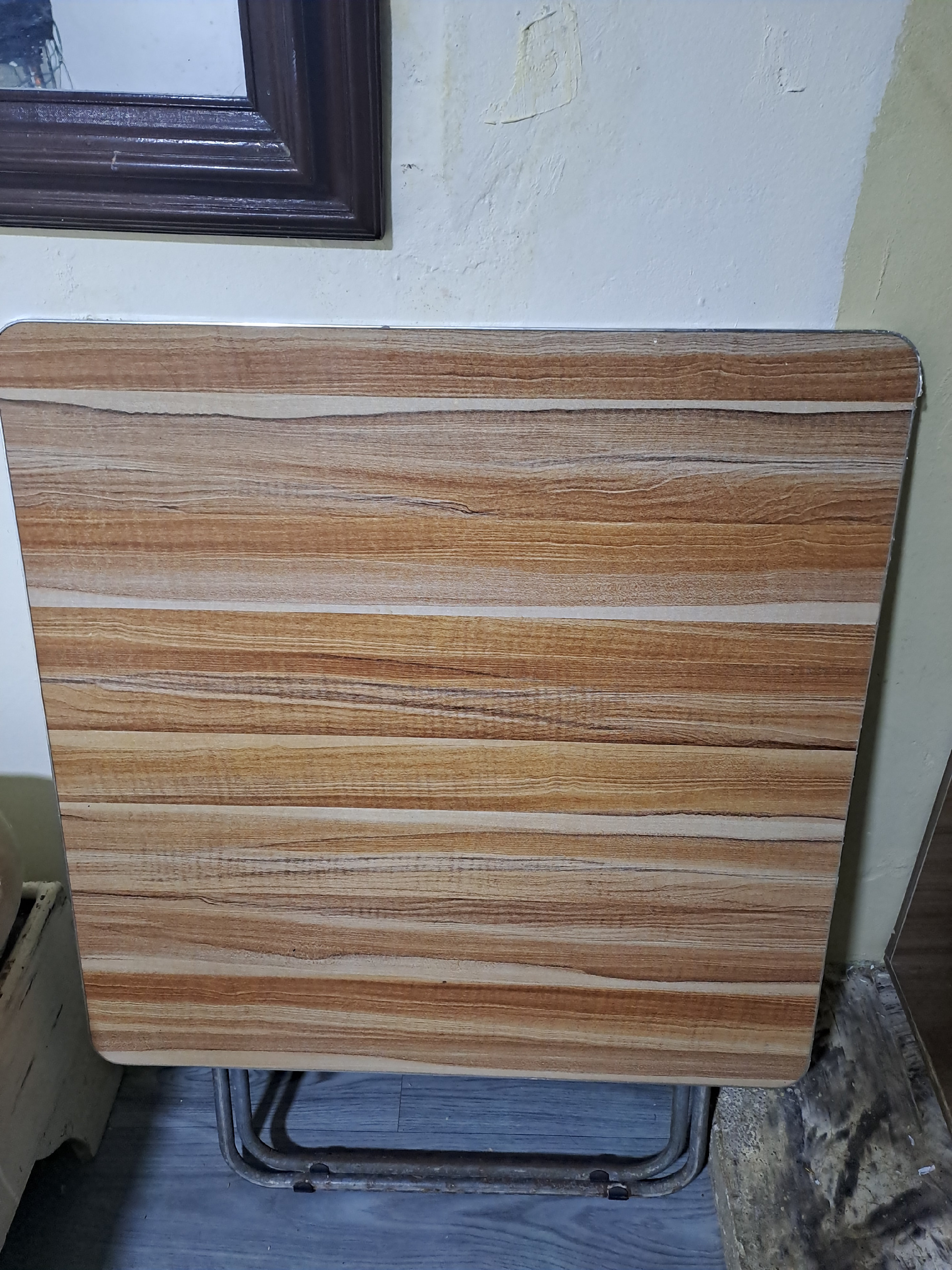 decoración y accesorios - Mesa multiuso hierro y madera