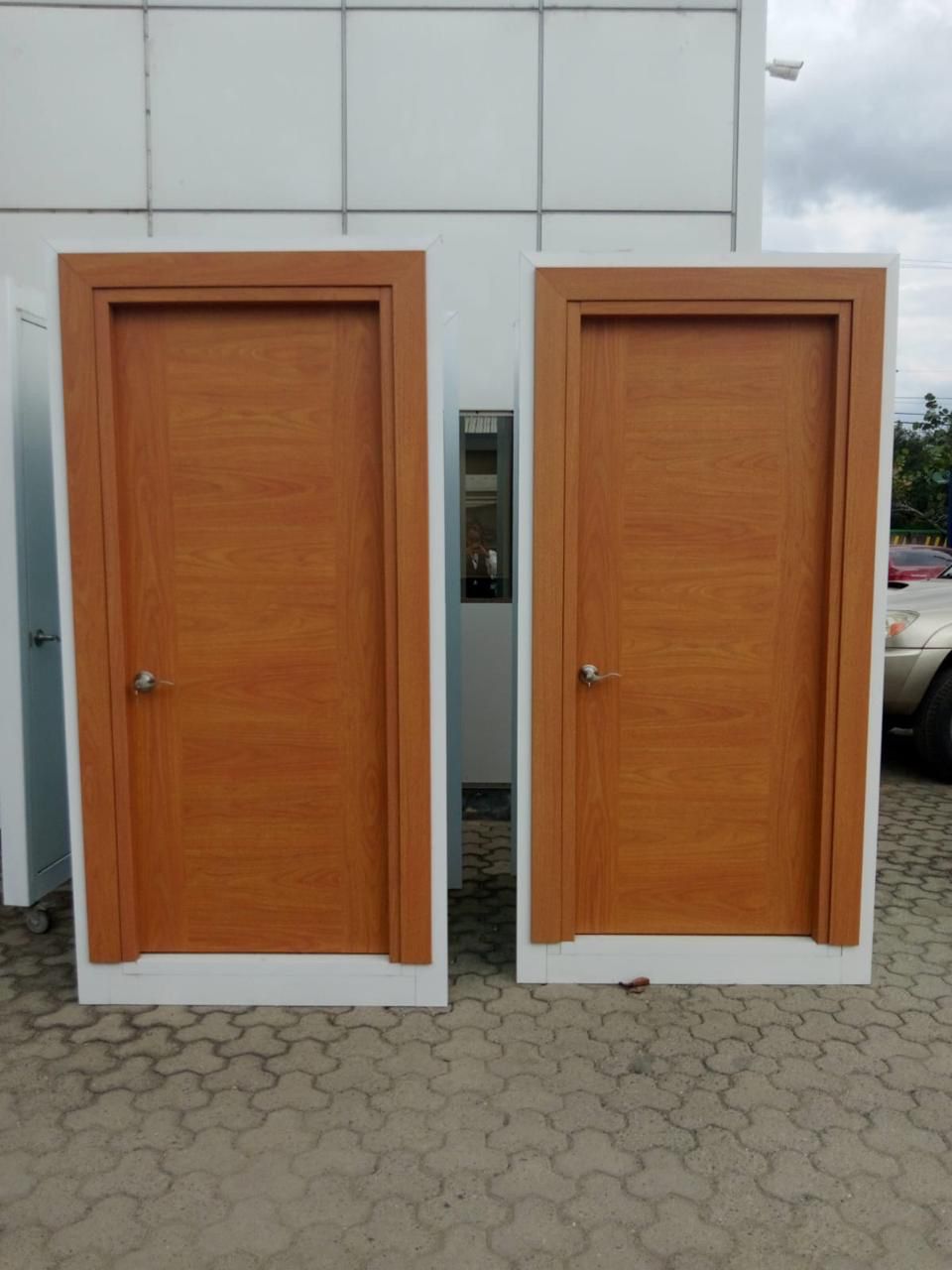 decoración y accesorios - puerta color roble 14500 instalada  1