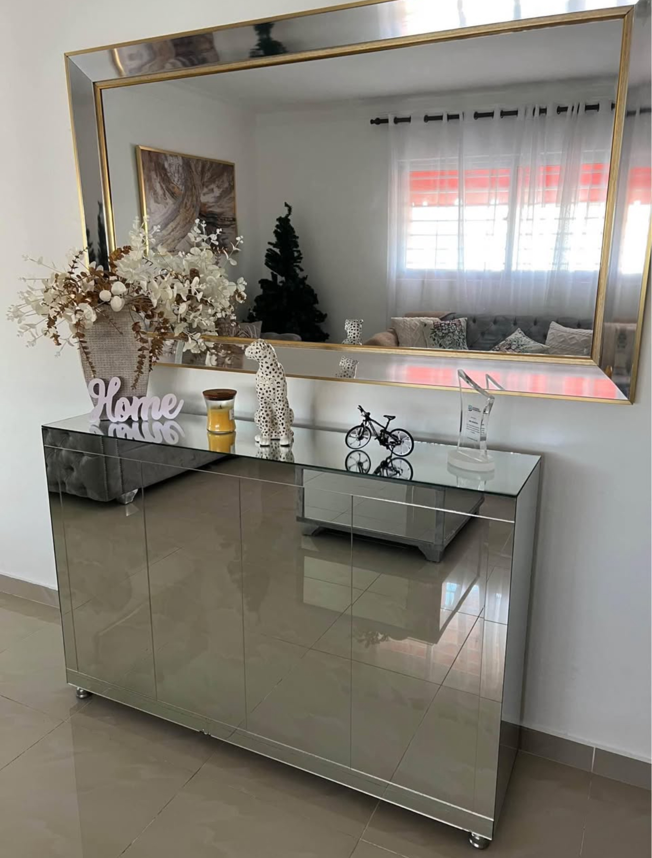 decoración y accesorios - Vendo juego de muebles, repisa y espejo 1