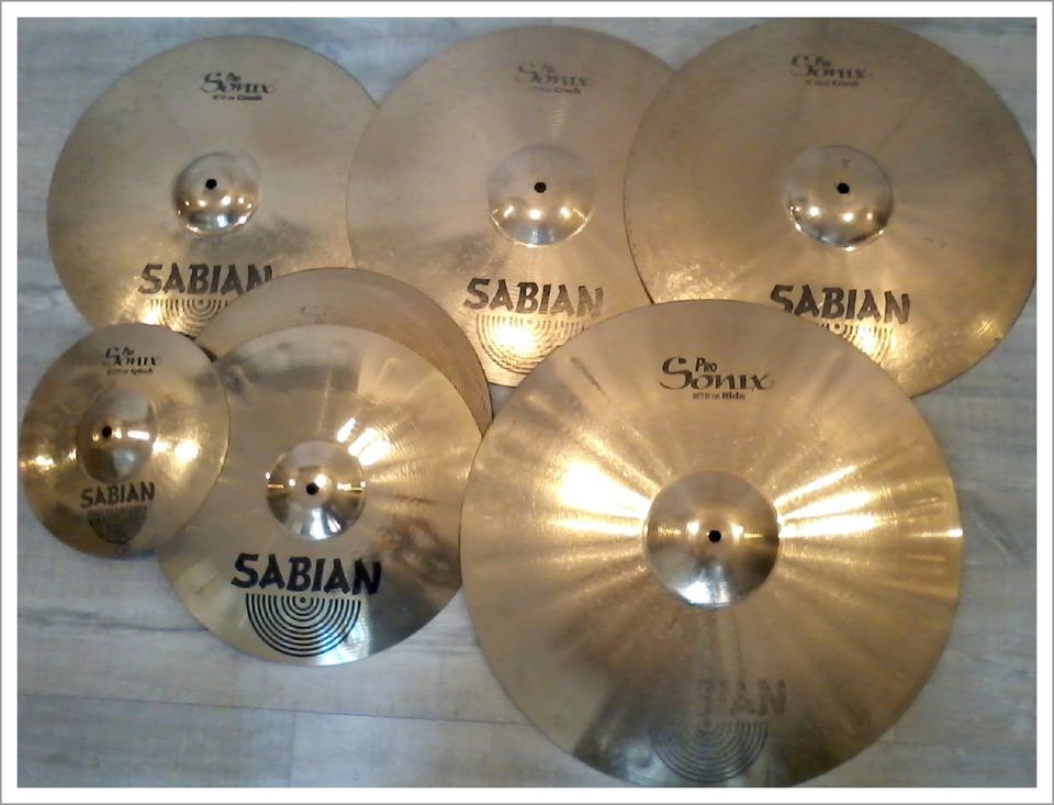 instrumentos musicales - SET PLATILLOS SABIAN PRO SONIX
40 000 RD$