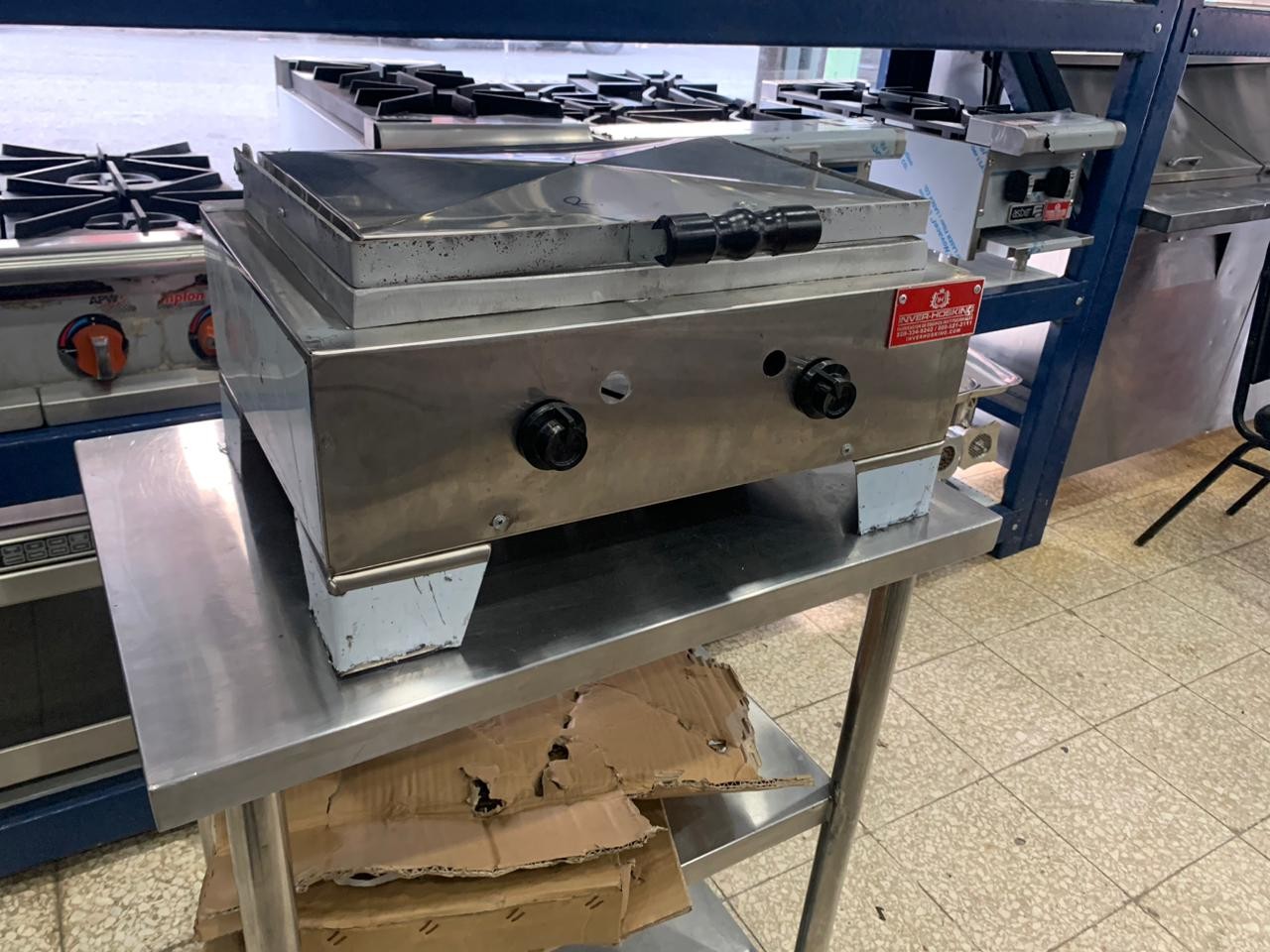 equipos profesionales - Tostadora a Gas en Acero Inoxidable  3