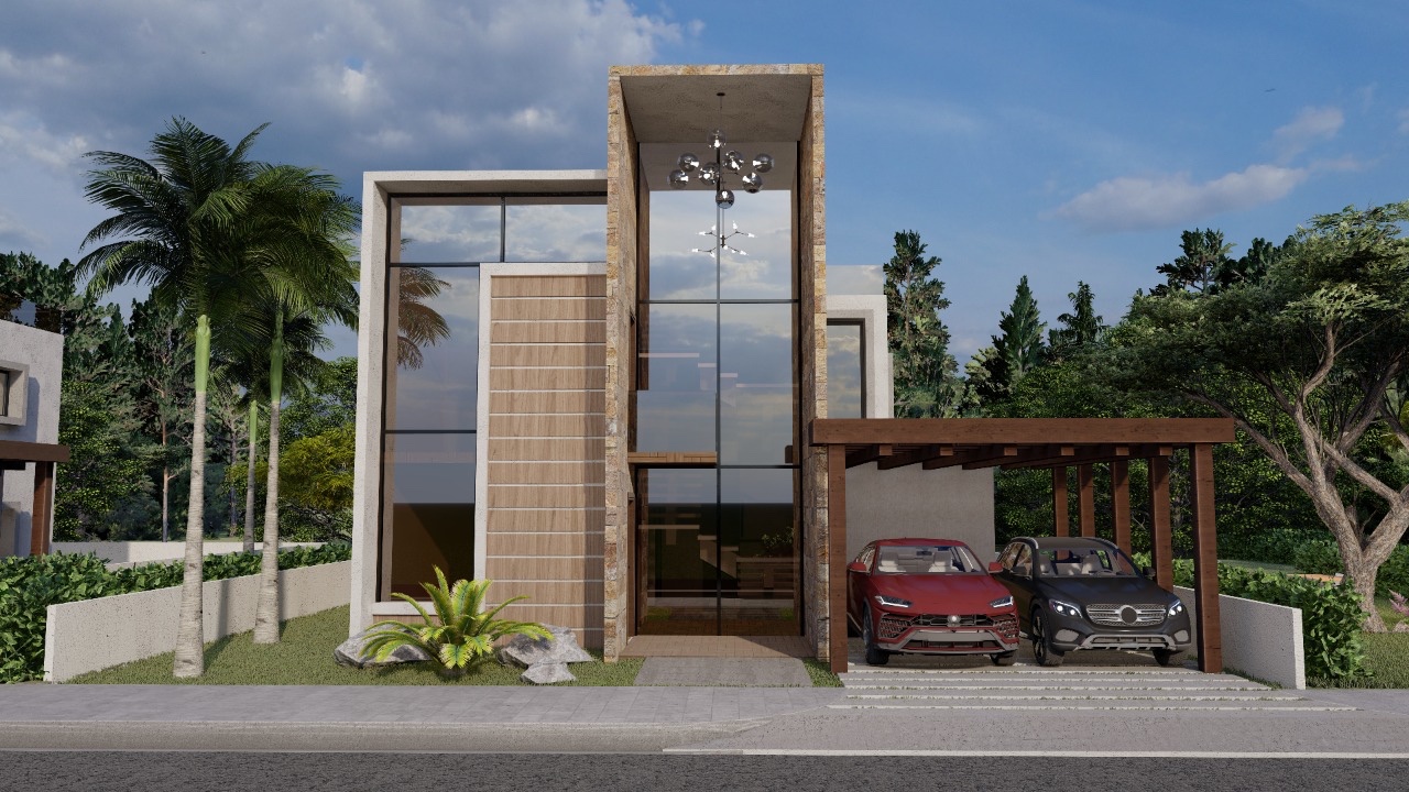 casas vacacionales y villas - Exclusivo proyecto de villas en boca chica Santo Domingo este  3