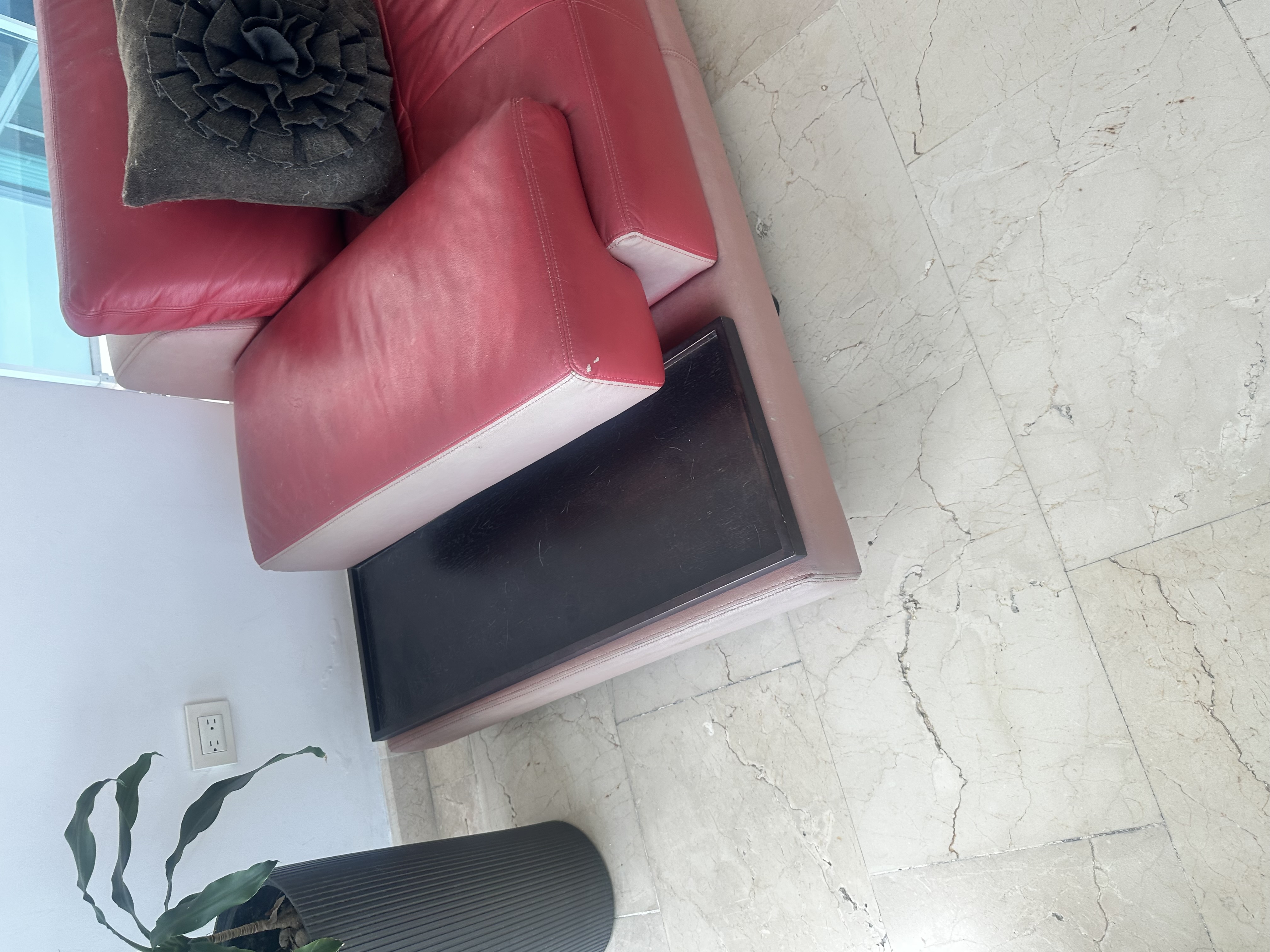 muebles y colchones - Juego muebles rojo pie  6