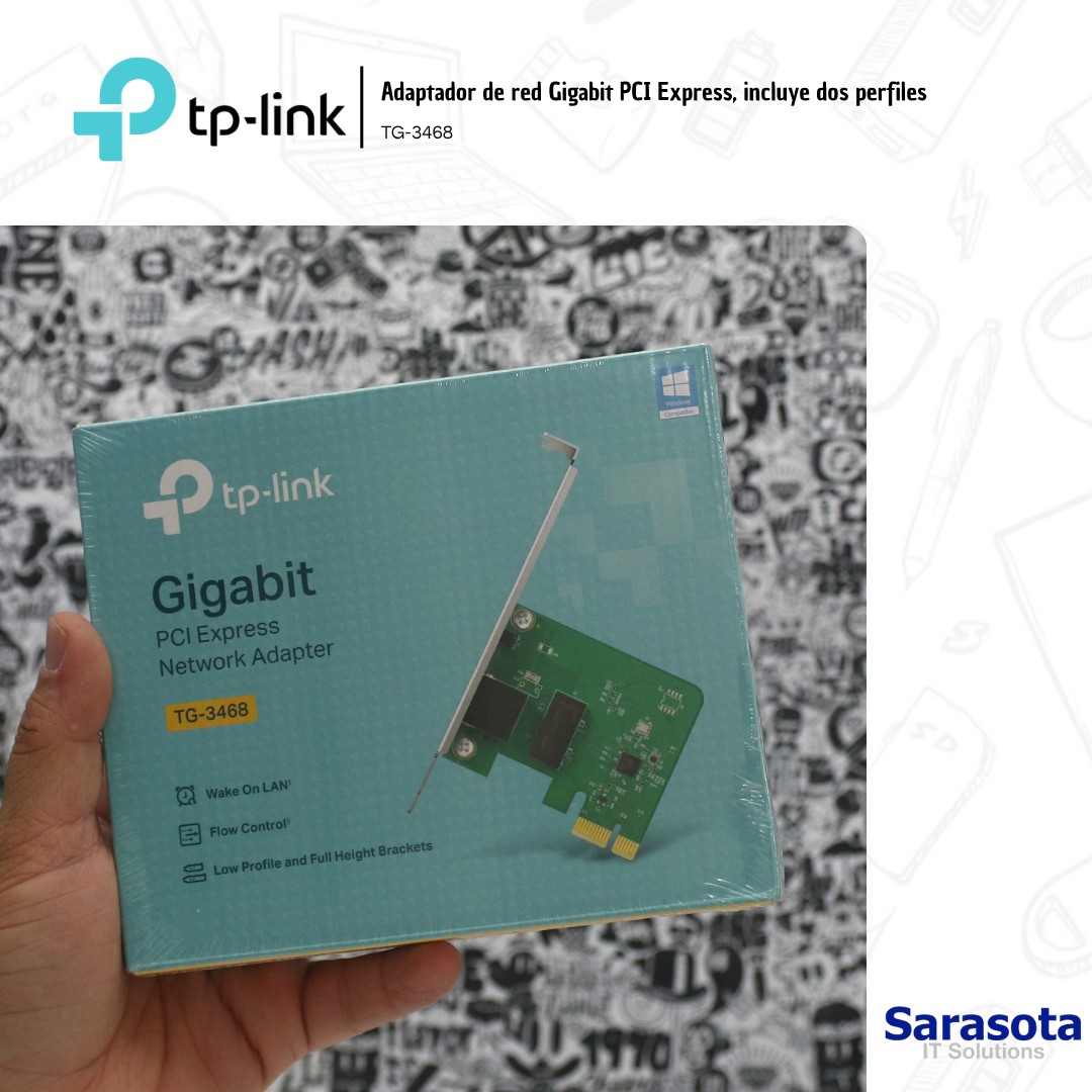 accesorios para electronica -  TP-Link Adaptador PCI express Gigabit TG-3468 PCI