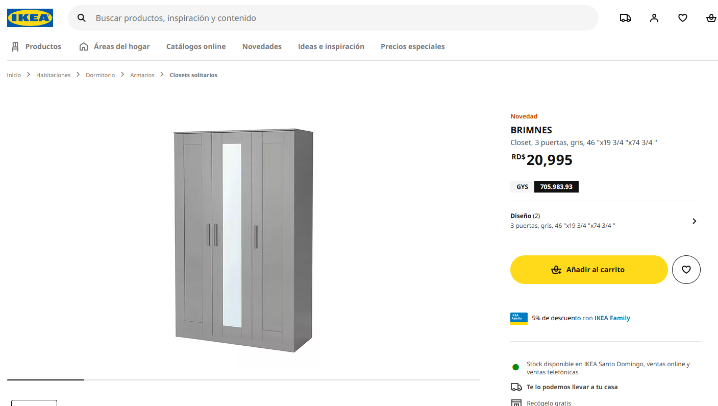 muebles y colchones - Closet en venta 4