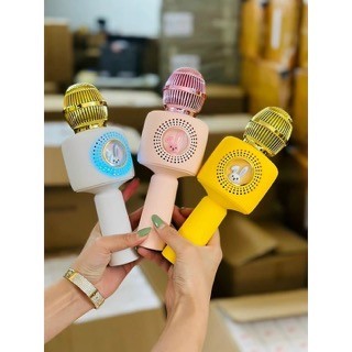 juguetes - Microfono karaoke bluetooth con altavoz integrado recargable inalambrico 6