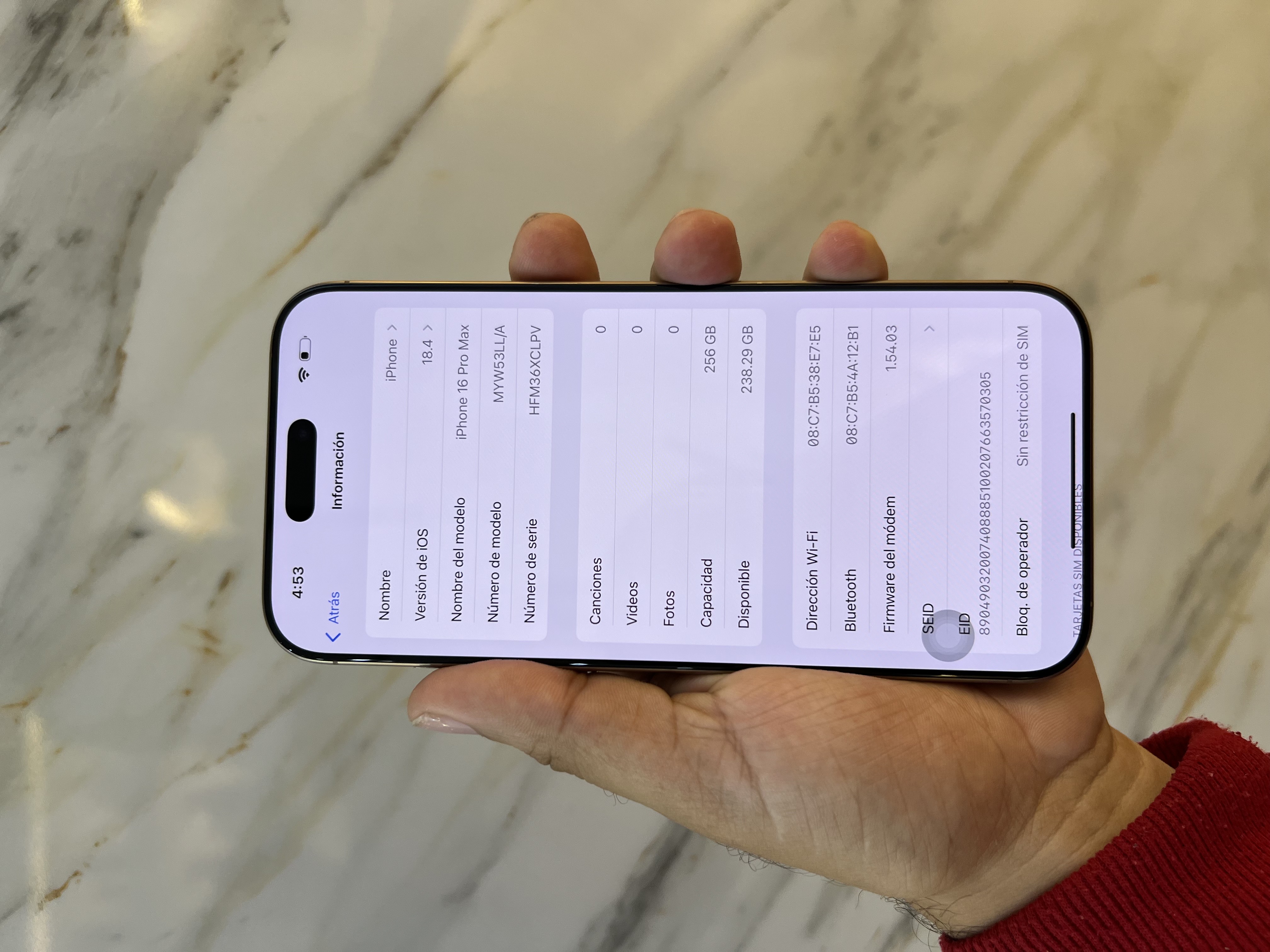 celulares y tabletas - IPHONE 16 PRO MAX 256GB FACTORY 6