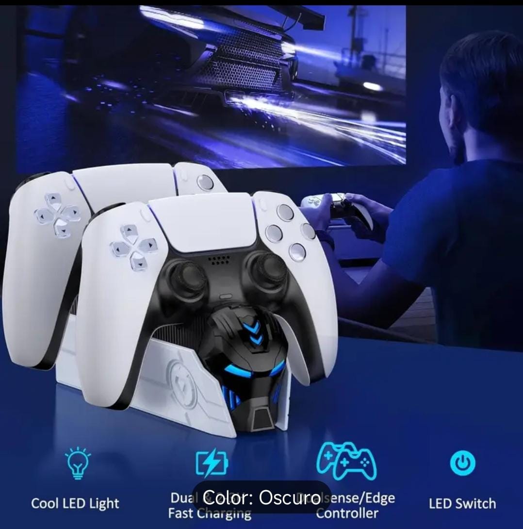 consolas y videojuegos - cargador,bases led gamers 3