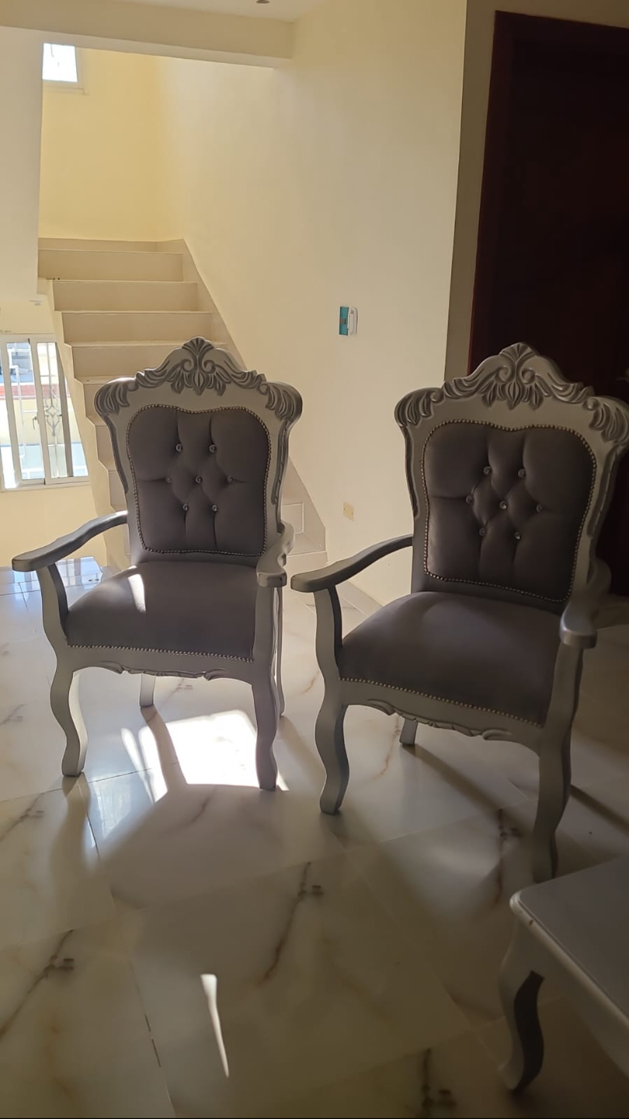 muebles y colchones - juego de mueble en caoba  1