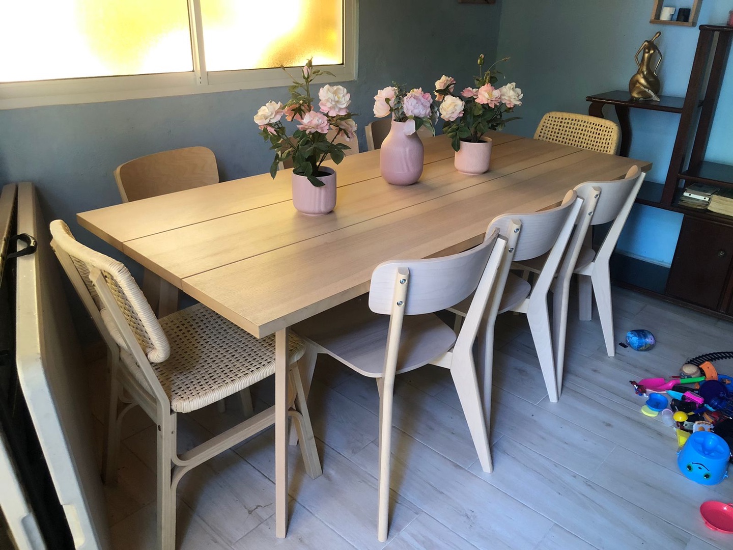 decoración y accesorios - Comedor de 8 sillas ikea 10/10. 3