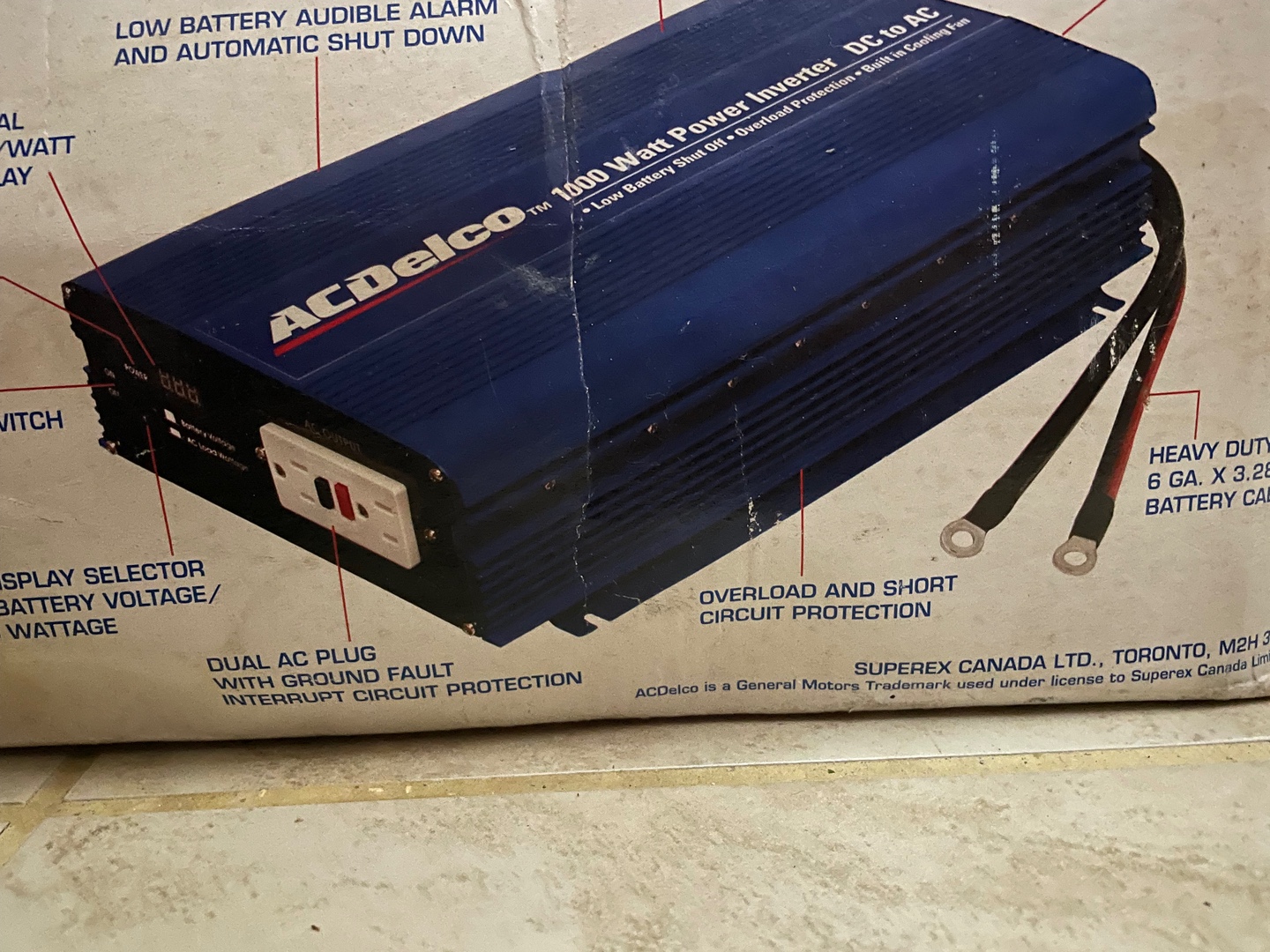 plantas e inversores - Ac Delco Inversor 1 kW 5
