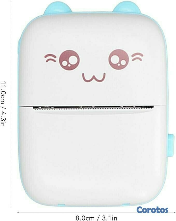 impresoras y scanners - Mini impresora bluetooth termica diseno de gatito 5