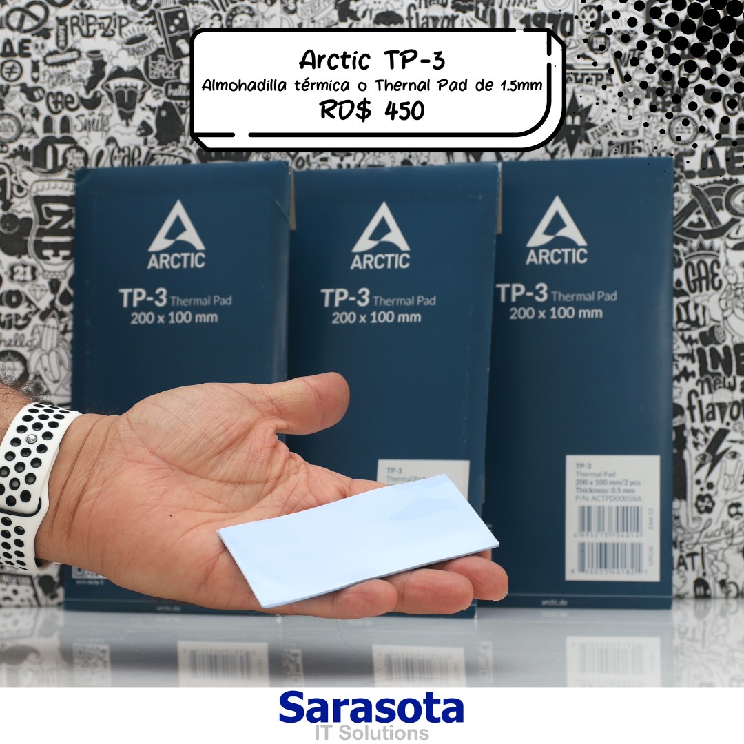 computadoras y laptops - Thermal Pad Arctic TP-3 de 1.5mm en 450 1
