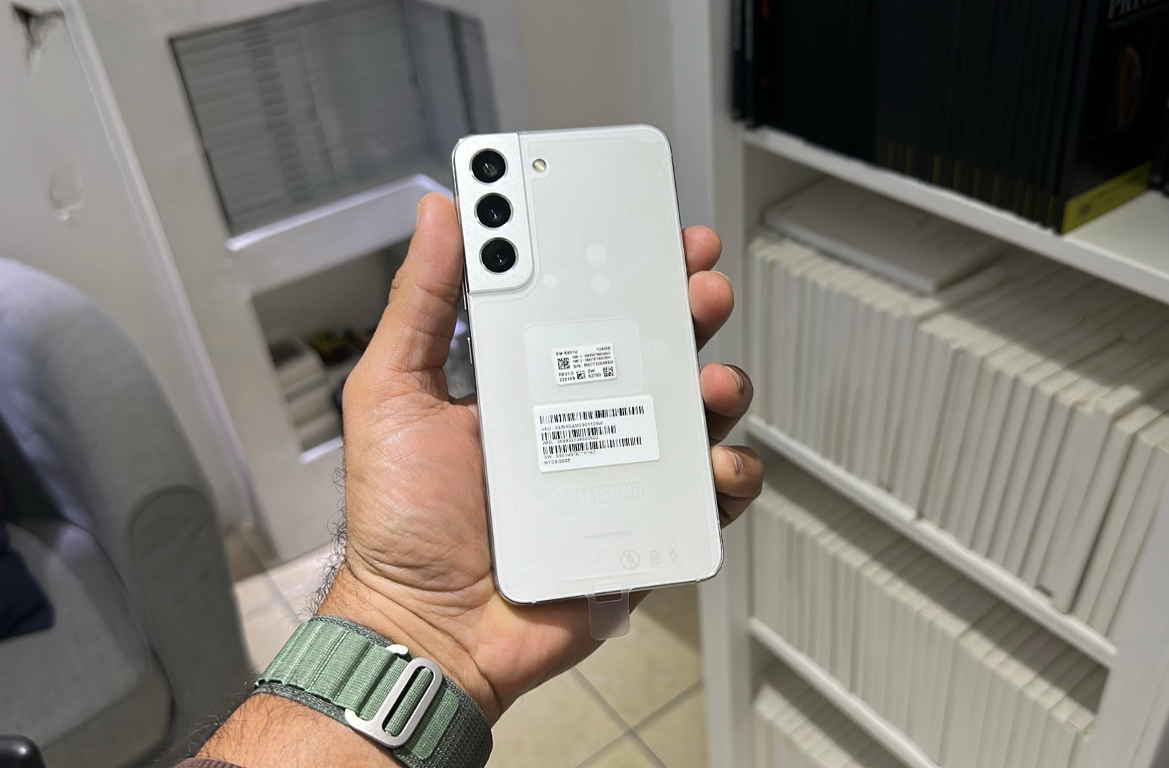 celulares y tabletas - Vendo Samsung Galaxy S22 128GB Blanco Nuevo, Desbloqueado, Garantía $ 25,300 NEG