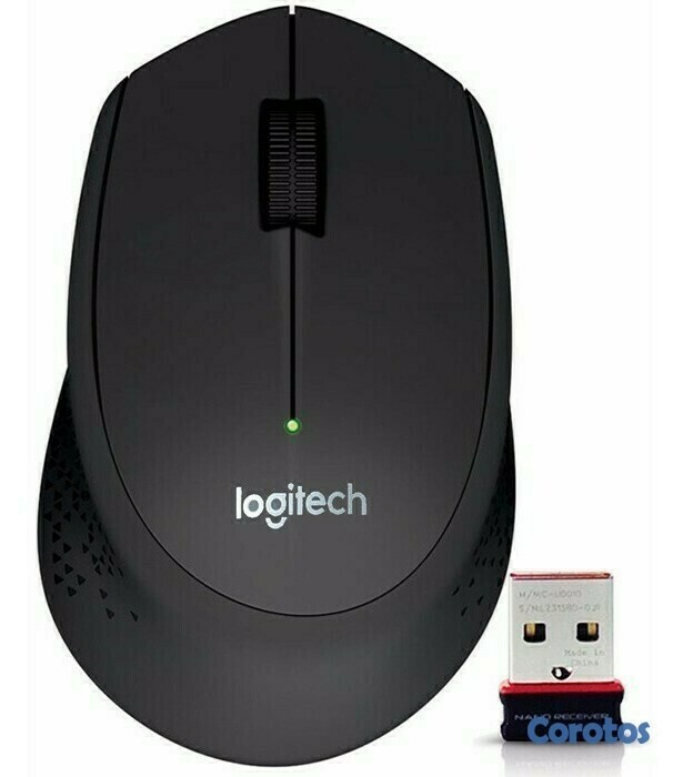 computadoras y laptops - MOUSE LOGITECH M280 INALAMBRICO OPTICO, RECEPTOR USB, NEGRO, ERGONOMICO. 2
