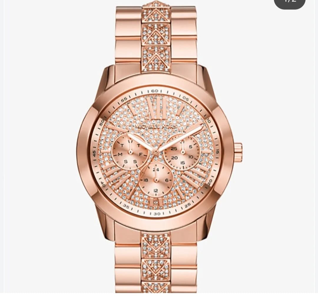 joyas, relojes y accesorios - Reloj de lujo Pavé Michael Kors (original)