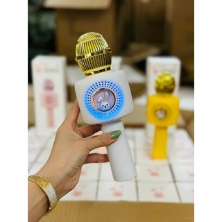 juguetes - Microfono karaoke bluetooth con altavoz integrado recargable inalambrico 3