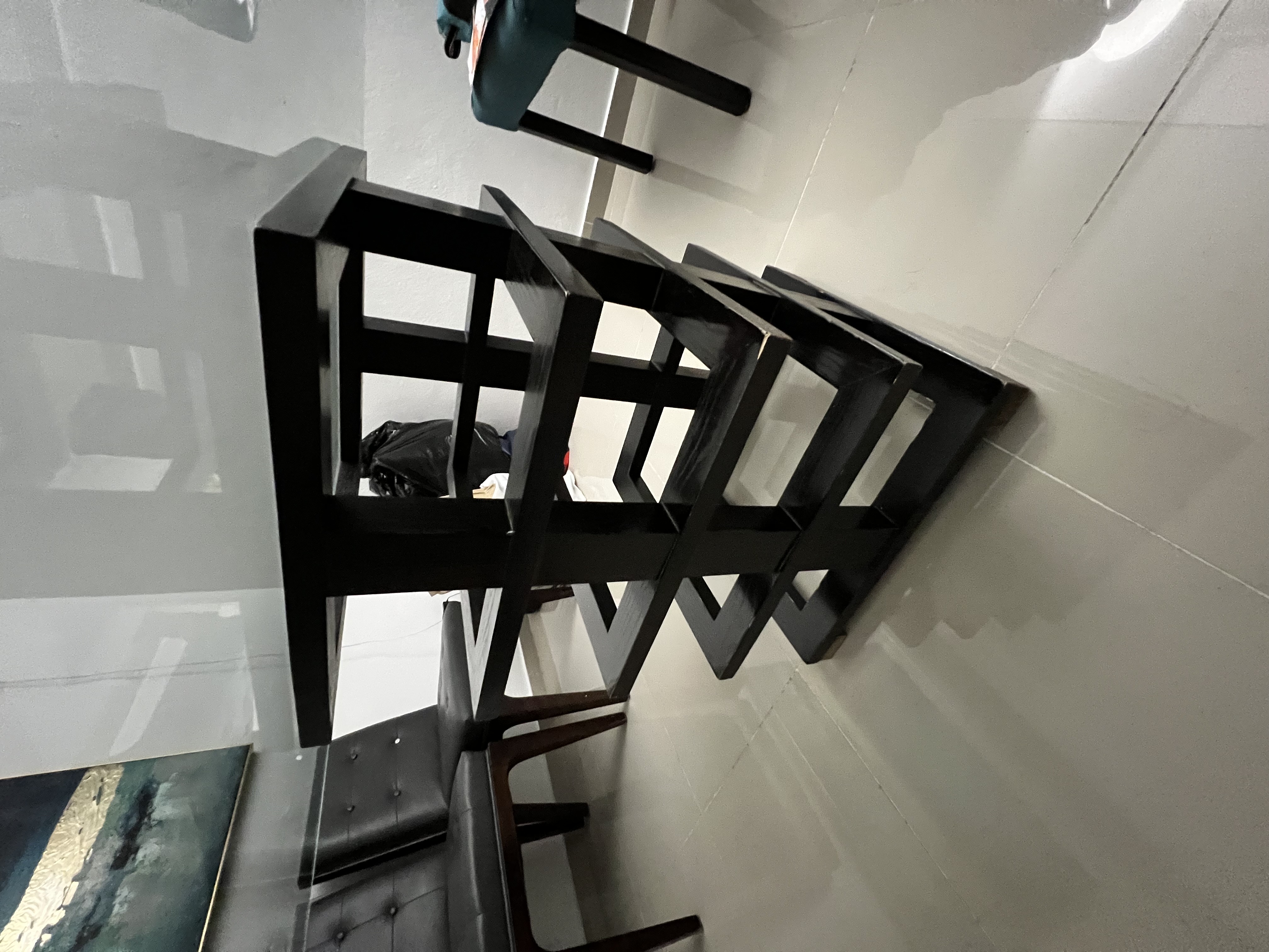 muebles y colchones - De oportunidad! Juego de comedor ILUMEL 6 sillas 54x54 pulgs 7