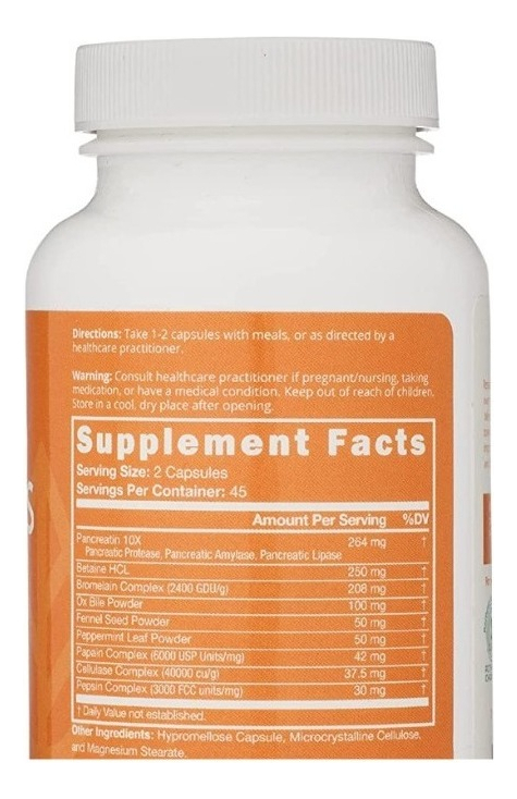 Salud y Equipamiento Médico - Enzimas Digestivas Gut Garden 1