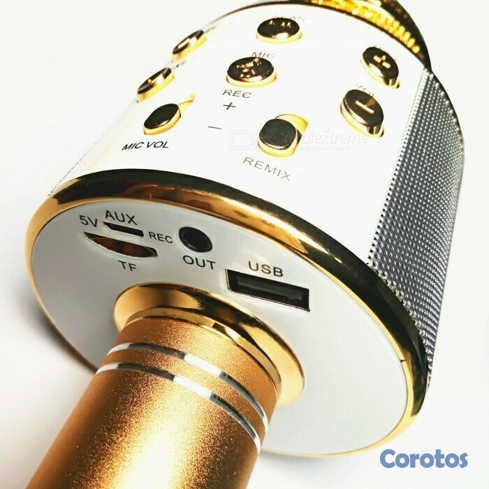 otros electronicos - Microfono Inalambrico Bluetooth Karaoke con Bocina Recargable Inhalambrico 5